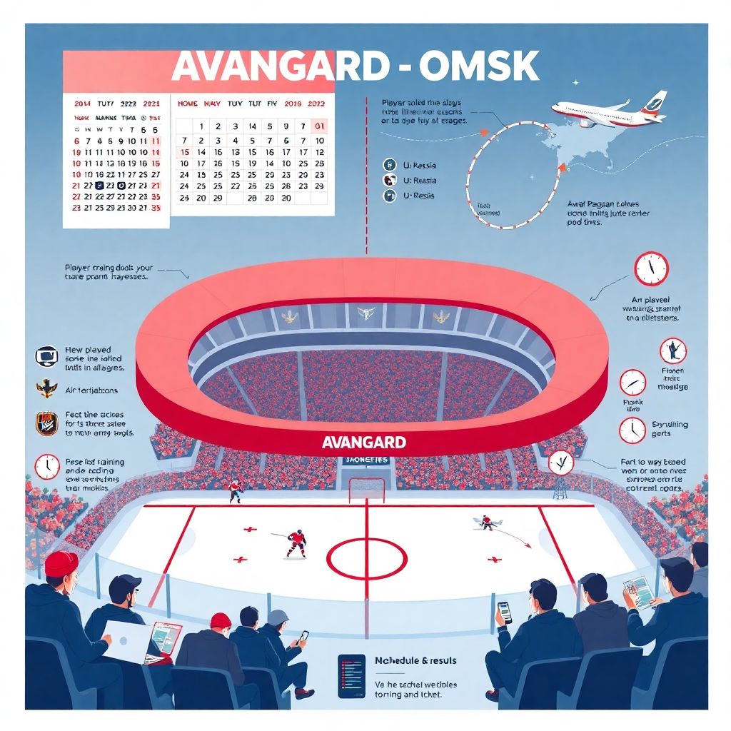 Как формируется расписание матчей «Авангарда»: логистика и влияние поездок